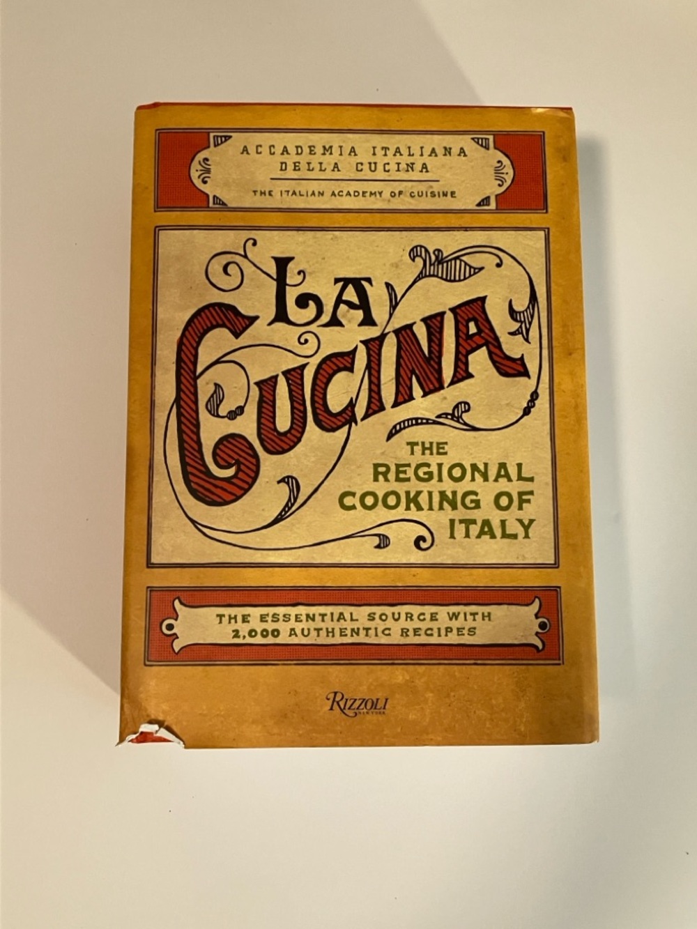La Cucina The Regional Cooking Of Italy Hardcover Rizzoli 2000 Recipes